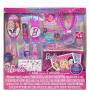 Barbie: el juego de caja de regalo de maquillaje cosmético Townley Girl incluye brillo de labios, esmalte de uñas, sombra de ojos, accesorios para el cabello y más.