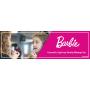 Barbie -  Cosmetic Light-up Vanity Makeup Set Townley Girl ¡Incluye brillo de labios, sombra de ojos, pinceles, esmalte de uñas, accesorios para uñas y más!
