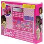 Barbie - kit set belleza Townley Girl con pinceles, 28 sombras de ojos, 6 brillos de labios y 4 rubores Set de maquillaje para niñas pequeñas