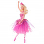 Muñeca Christine Bailarina Barbie y los zapatos rosa