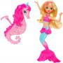 Muñeca sirena con caballito de mar Barbie Pearl Princess 