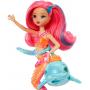 Muñeca Sirena con Delfin Barbie Pearl Princess