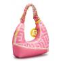 Bolso de hombro mini tipo almohada con monograma Balmain x Barbie