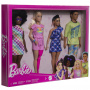 Pack de 4 muñecas Barbie Fashionistas