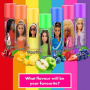 Set de bálsamo labial Barbie, bálsamo labial de colores con 7 sabores