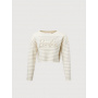 Crop Top Sweater Barbie™ x Bonia (Crema)