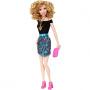 Muñeca Barbie Fashionista falda con estampado de leopardo