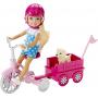 Muñeca y Triciclo Barbie ella y sus hermanas en The Great Puppy Adventure