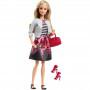 Muñeca Barbie Style - Stripes & Flowers