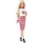 Muñeca Barbie Fashionistas Rock N Roll Plaid