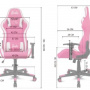 DRIFT GAMING Edición Barbie- Silla Profesional