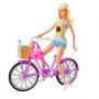 Muñecas y Bicicletas Barbie Camping Fun