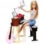 Muñeca y Playset Barbie Música - Quiero Ser Compositora