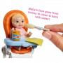 Barbie Babysitting Playset with Skipper Doll, Color-Change Baby Doll, High Chair, Crib and Themed Accessories