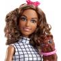 Barbie Quiero Ser peluquera canina, muñeca con accesorios