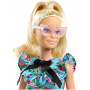 Muñeca Barbie Fashionistas Teal Floral Dress (Original)