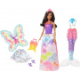 Set de regalo Fairytale Dress Up Barbie Dreamtopia (morena)