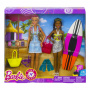 Set de regalo Barbie Pink Passport 2-Pack Camping Adventure