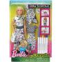 Muñeca y modas Barbie Crayola Color-In Fashion