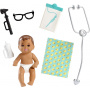 Muñeca y Playset Barbie Baby Doctor (rubia)