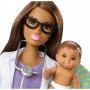 Muñeca y Playset Barbie Baby Doctor (AA)