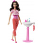 Muñeca y baño Barbie (Morena)