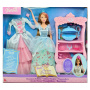 Armario y Princesa Bella durmiente Barbie Princess Collection