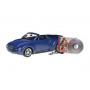 Chevy SSR con Reproductor real de CD y CD musical - Azul de Barbie Cali Girl