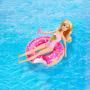 Muñeca Barbie con Flotador de Piscina en Forma de Donut Bañador Rosado, rubia
