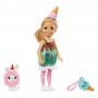 Surtido muñeca Barbie Club Chelsea Dress-Up (6 pulgadas) con disfraz, con mascota y accesorios