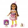 Surtido muñeca Barbie Club Chelsea Dress-Up (6 pulgadas) con disfraz, con mascota y accesorios