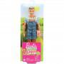 Muñeco Ken rubio con lechón de Barbie Granja Huerto Dulce