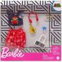 Barbie Storytelling Fashion Pack de ropa para muñecas inspirada en Super Mario: top gráfico, falda estampada y 6 muñecas de accesorios con temática de videojuegos