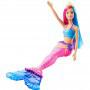 Muñeca sirena Barbie Dreamtopia, 12-inch, pelo rosa y azul