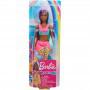 Muñeca Barbie Sirena Dreamtopia , 30 cm, pelo verde azulado y morado