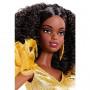 Muñeca Barbie Navideña 2020, Cabello Rizado Morena