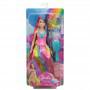 Muñeca ​Barbie Dreamtopia Princess (11.5-inch) with Extra-Long Two-Tone Fantasy Hair, Hairbrush, Tiaras and Styling Accessories