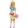 Calendario de Adviento de Barbie con muñeca Barbie, 24 sorpresas, ropa y accesorios para el día a la noche, niños de 3 a 7 años