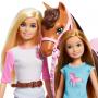 Caballos y muñecas Barbie