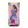 Muñeca Barbie Made to Move con 22 articulaciones flexibles y coleta morena rizada con ropa deportiva