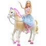 Caballo Bailando y Muñeca Interactiva Barbie Princesa de Aventuras