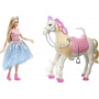 Caballo Bailando y Muñeca Interactiva Barbie Princesa de Aventuras