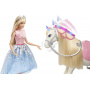 Caballo Bailando y Muñeca Interactiva Barbie Princesa de Aventuras