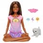 Muñeca Barbie Rise And Relax, 6 modos luz y sonido para meditar AA