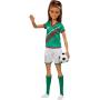 Barbie Tú puedes ser lo que quieras... Futbolista con Camiseta verde y balón