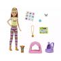 Muñeca y accesorios de camping Barbie