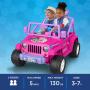 Vehículo Power Wheels Barbie Jeep Wrangler