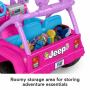 Vehículo Power Wheels Barbie Jeep Wrangler