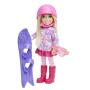 Muñeca Barbie Chelsea Snowboarder con accesorios