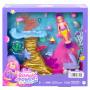 Muñeca Barbie Chelsea Sirena con juego de 4 mascotas